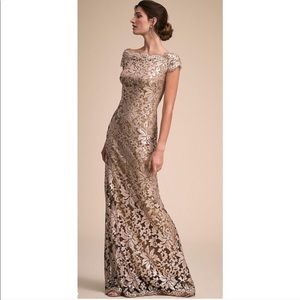Tadashi Shoji Anthropologie Odette Sequin Dress